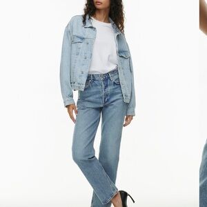 Agolde 90s Pinch Waist Jeans - Classic Blue Denim Jeans